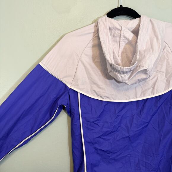 Nike Sportswear Windrunner Jacket Women XS Blue Gray Windbreaker Full Zip Hooded - Picture 8 of 8